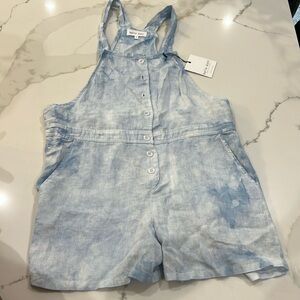 Bella Dahl Cotton Overall blue tie dye, new with tags
